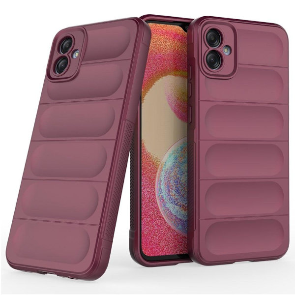 Blødt grebsformet cover til Samsung Galaxy A04e - Rød Red
