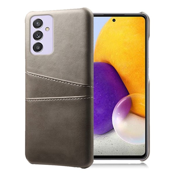 Dual Card Suojakotelo Samsung Galaxy Quantum 2 / A82 5g - Harmaa Silver grey