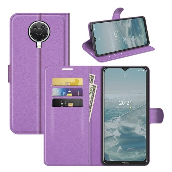 Classic Nokia G20 Flippetui - Lilla Purple