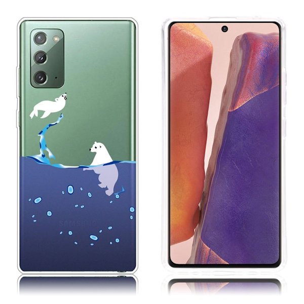 Deco Samsung Galaxy Note 20 skal - Isbjörn Vit