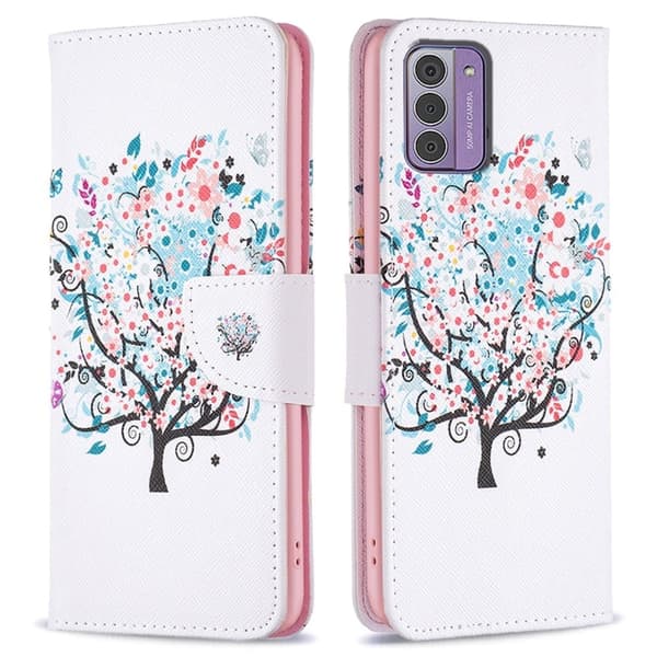 Wonderland Nokia G42 Flippetui - Blomst Tre Pink