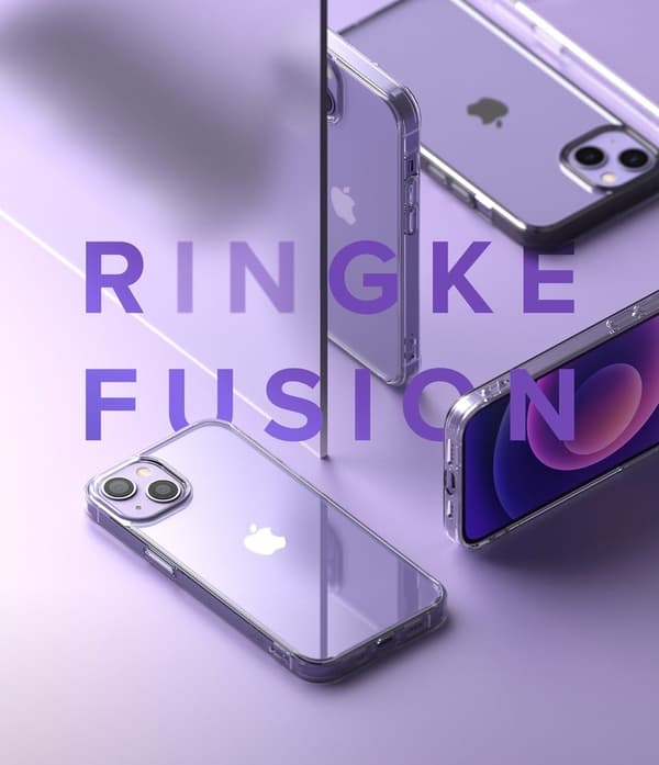 RINGKE FUSION - iPhone 13 mini - Savu Musta Black