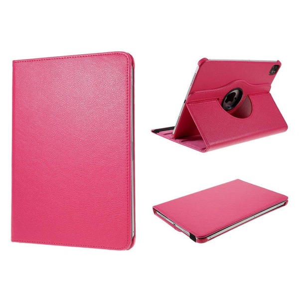 iPad Air (2020) 360 graders rotatable læder etui - Rose Pink