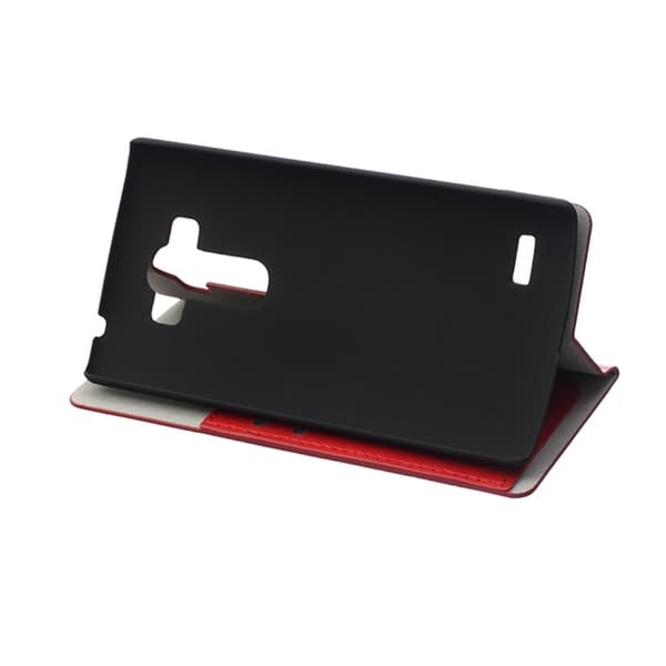 Amdrup Lg G4s Nahkakotelo Standillä - Punainen Red