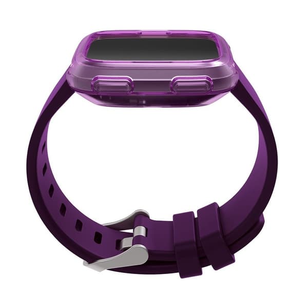 Fitbit Versa Beskyttelses deksel laget av silikon - Lilla Purple