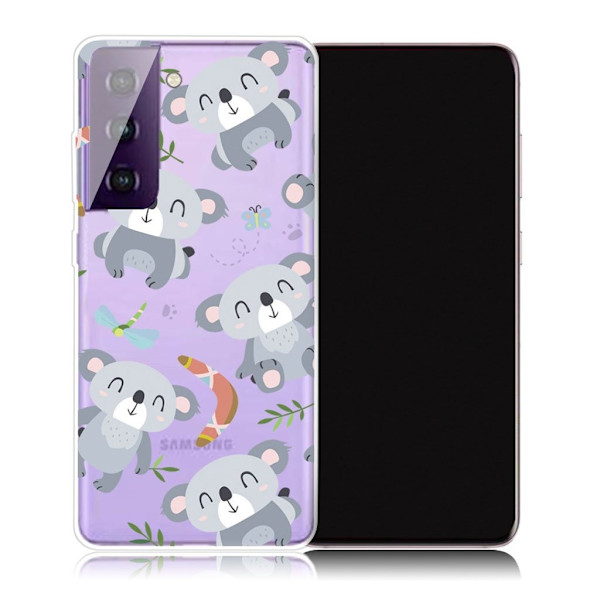 Deco Samsung Galaxy S21 Plus 5G kotelot - Koala Silver grey