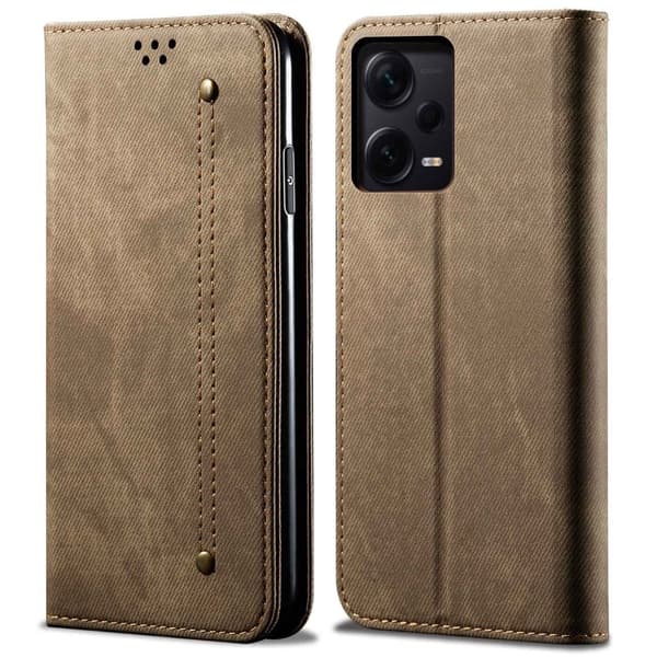 Jeans Xiaomi Redmi Note 12 Pro fodral - Brun Brun