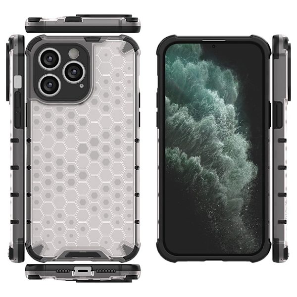 Bofink Honeycomb iPhone 15 Pro Max skal - Vit Vit