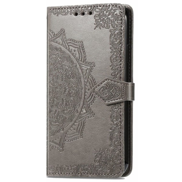 Mandala Samsung Galaxy A53 5G Flip Etui - Grå Silver grey