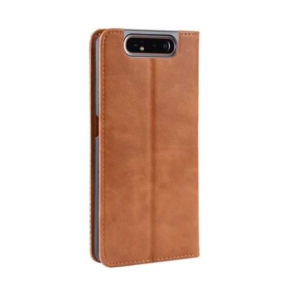 Bofink Vintage läder Samsung Galaxy A80 fodral - Brun Brun