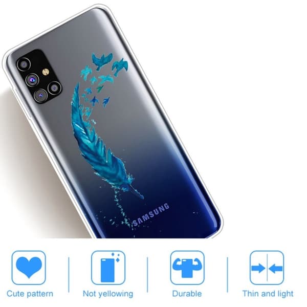 Deco Samsung Galaxy M31s cover - Blå Blue