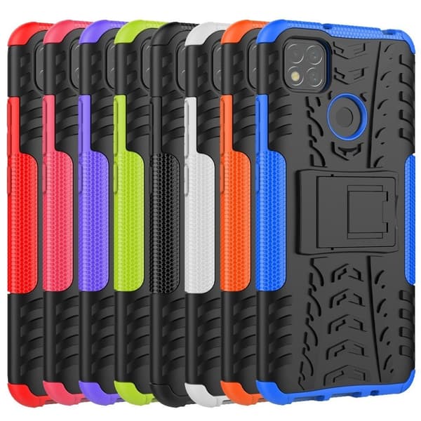 Offroad Suojakotelo Xiaomi Redmi 9C - Musta Black