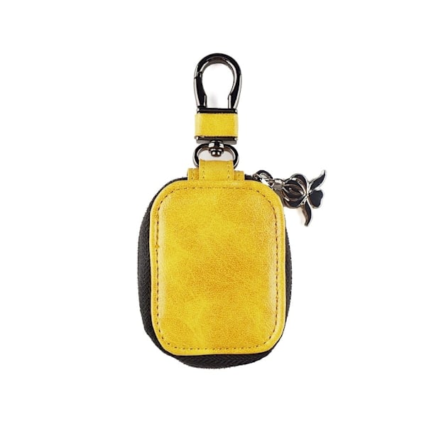AirPods 3 læderetui med spænde - Gul Yellow