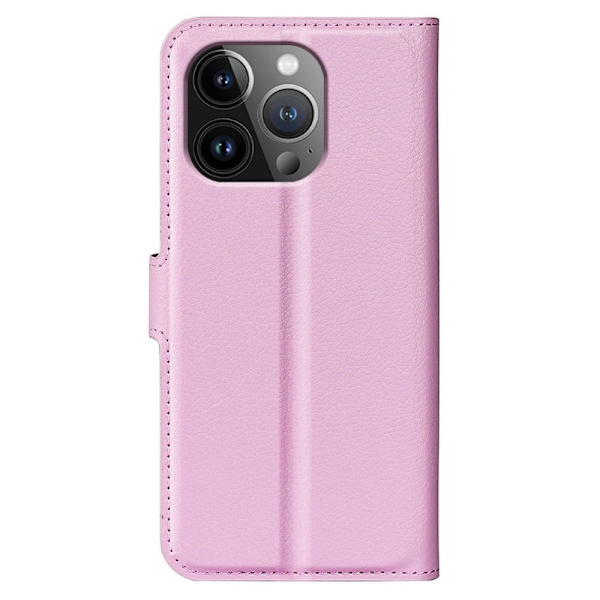 Klassisk iPhone 15 Pro Max flip etui - Pink Pink