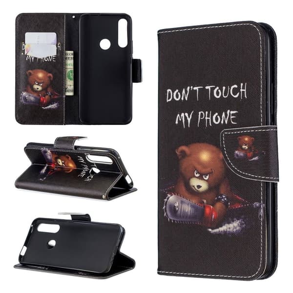 Wonderland Huawei P Smart Z veske - Bamse og dens advarsel Multicolor