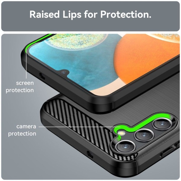 Carbon Flex Fodral Samsung Galaxy A14 - Svart Svart