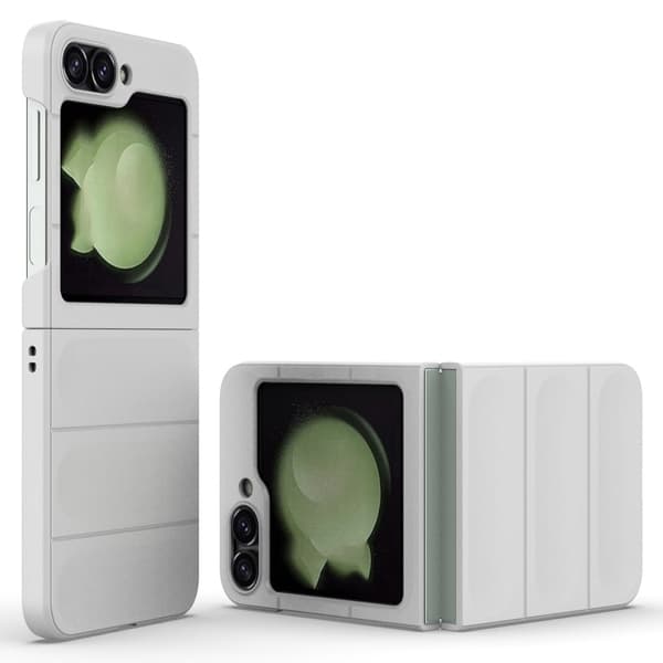 Deksel med mykt grep for Samsung Galaxy Z Flip6 - Hvit White