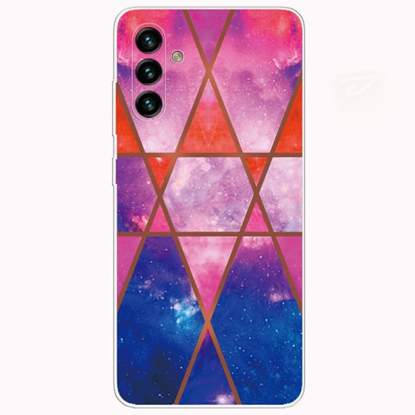 Marble Samsung Galaxy A13 5G Etui - Rose / Orange / Blå Multicolor