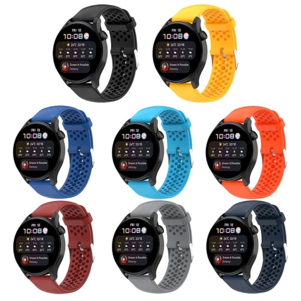 Polar Grit X / Vantage M / M2 andningsbart klockarmband i silikon - Grå Silvergrå
