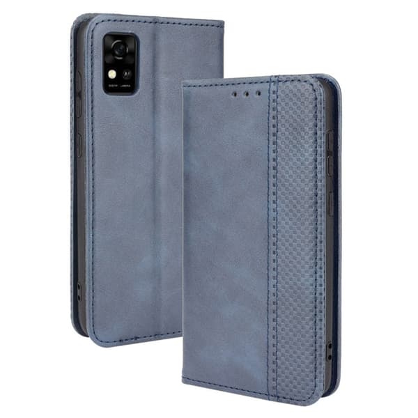 Bofink Vintage ZTE Blade A31 Læder Etui - Blå Blue