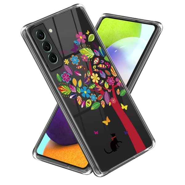 Deco Samsung Galaxy S24 kotelot - Kissa Ja Puu Multicolor