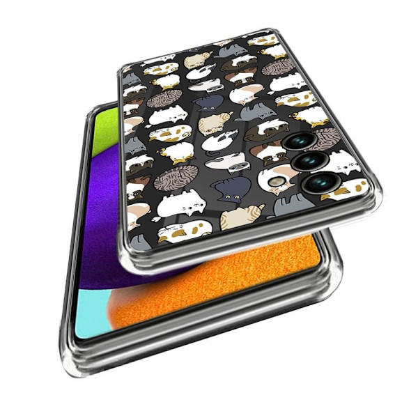 Deco Samsung Galaxy A54 Etui - Katte Brown