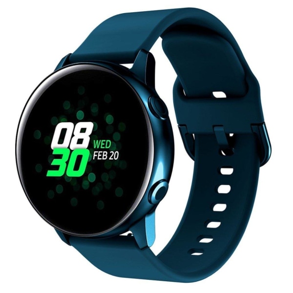 Samsung Galaxy Watch Active 20mm udskiftelig urrem - mørkeblå Blue