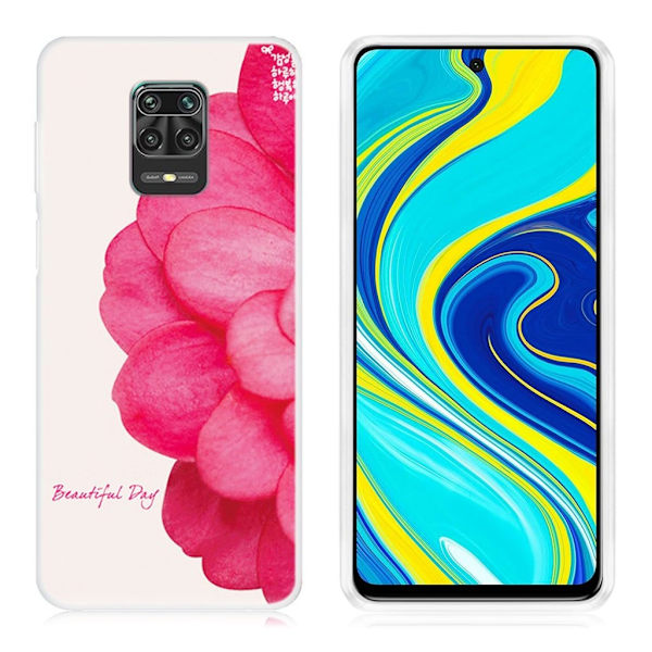 Deco Xiaomi Redmi Note 9 Pro / 9 Pro Max / Note 9S kuoret - Eloisa Kukka Pink