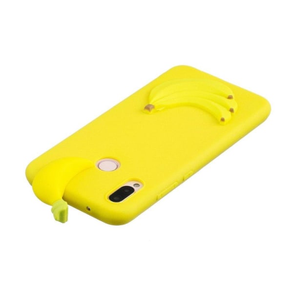 Cute 3D Huawei P20 Lite kuoret - Banaani Yellow