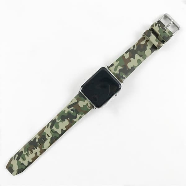 Apple Watch Series 5 40mm camouflage silikone Urrem - Khaki Multicolor