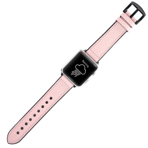 Apple Watch Series 5 40mm genuine leather silicone watch band - Pink