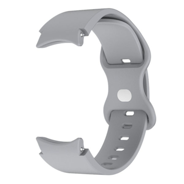 20mm Samsung Galaxy Watch 6 / 6 Pro / 5 / 4 silikonerem - Grå Silver grey