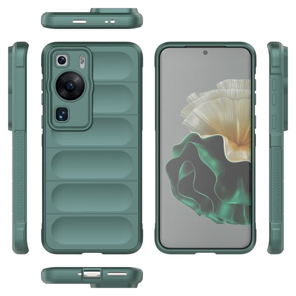 Blødt grebsformet cover til Huawei P60 - Grøn Green