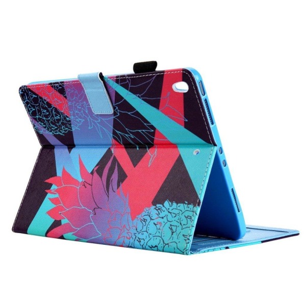iPad Air (2019) fodral av konstläder med tryck - Ananas med snyg multifärg