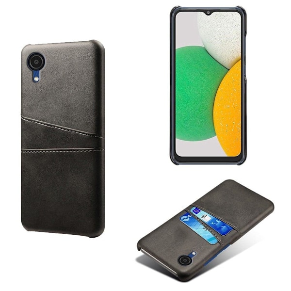 Dual Card Etui Samsung Galaxy A23e - Sort Black