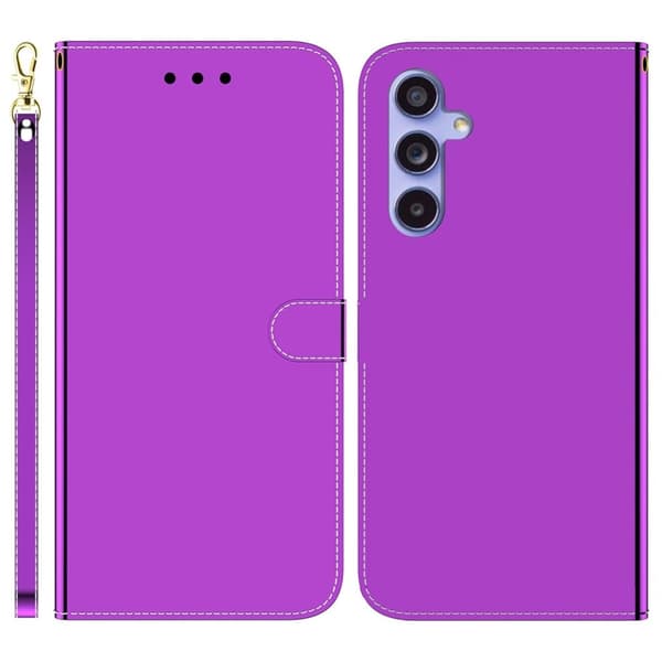 Mirror Samsung Galaxy A35 flip case - Violetti Purple