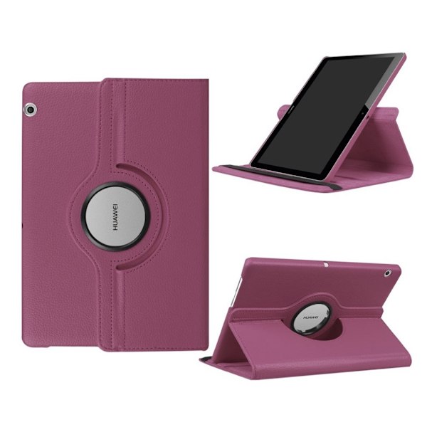 Huawei MediaPad T3 10 Vikbart fodral i läder - Lila Lila