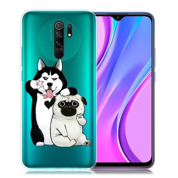 Deco Xiaomi Redmi 9 Suojakotelo - Dogs White