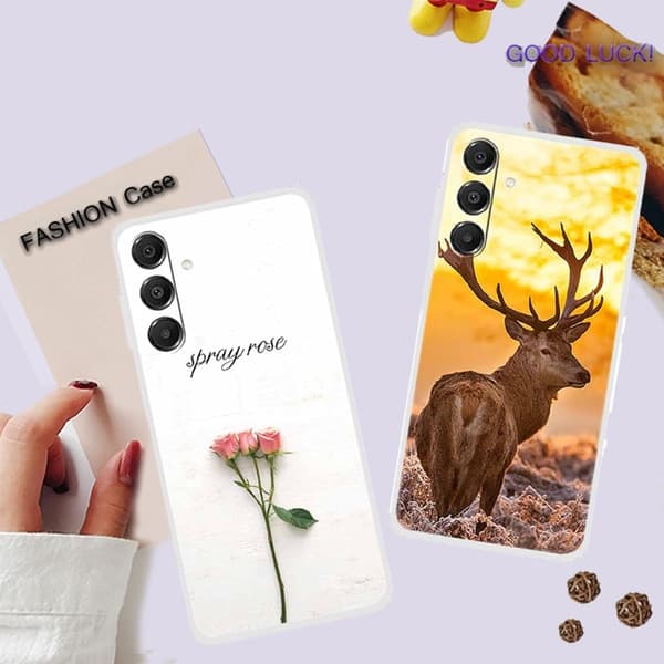 Vibe Samsung Galaxy A16 -kansi - Kolme Kukkaa White