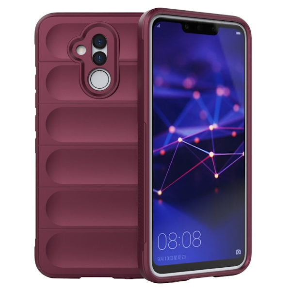 Deksel med mykt grep for Huawei Mate 20 Lite - Vinrød Red