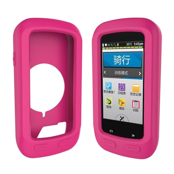 Garmin Edge 1000 beskyttelsescover i silikone - Rosa Pink