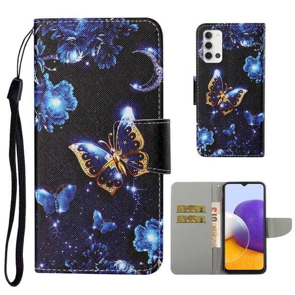 Wonderland Samsung Galaxy A22 4G fodral -Svart Svart