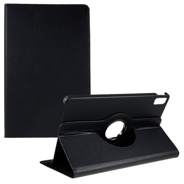 Lenovo Tab P11 (2. generation) flipomslag i læder med elastisk bånd - Sort Black