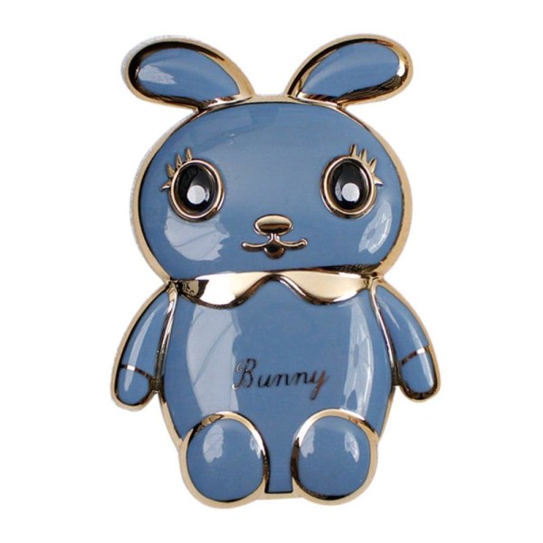 Universal electroplated cute rabbit phone kickstand - Blue Blue