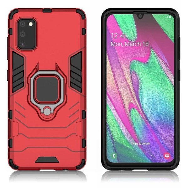 Ring Guard kuoret - Samsung Galaxy A41 - Punainen Red