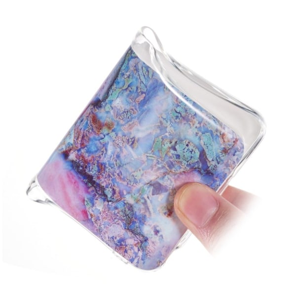 Marble Samsung Galaxy M20 kuoret - Sininen Marmori Kuvio Multicolor