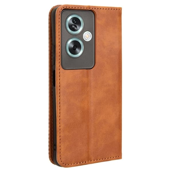 Bofink Vintage Oppo A79 / Oppo A2 läderfodral - Brun Brun