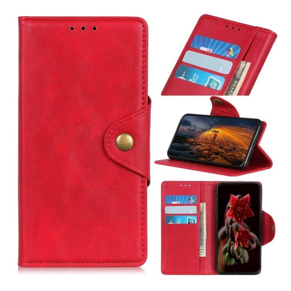 Alpha läder Samsung Galaxy Note 10 fodral - Röd Röd