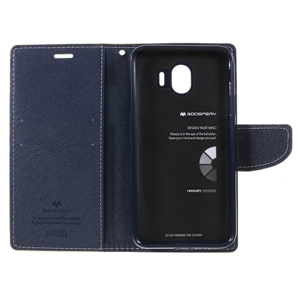 MERCURY GOOSPERY Samsung Galaxy J4 (2018) nahkainen flip suojakotelo - Vihreä Green