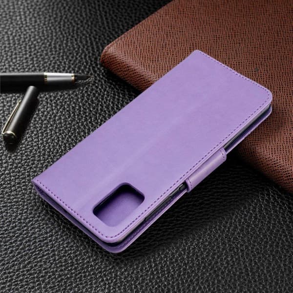 Butterfly Samsung Galaxy A51 etui – Lilla Purple
